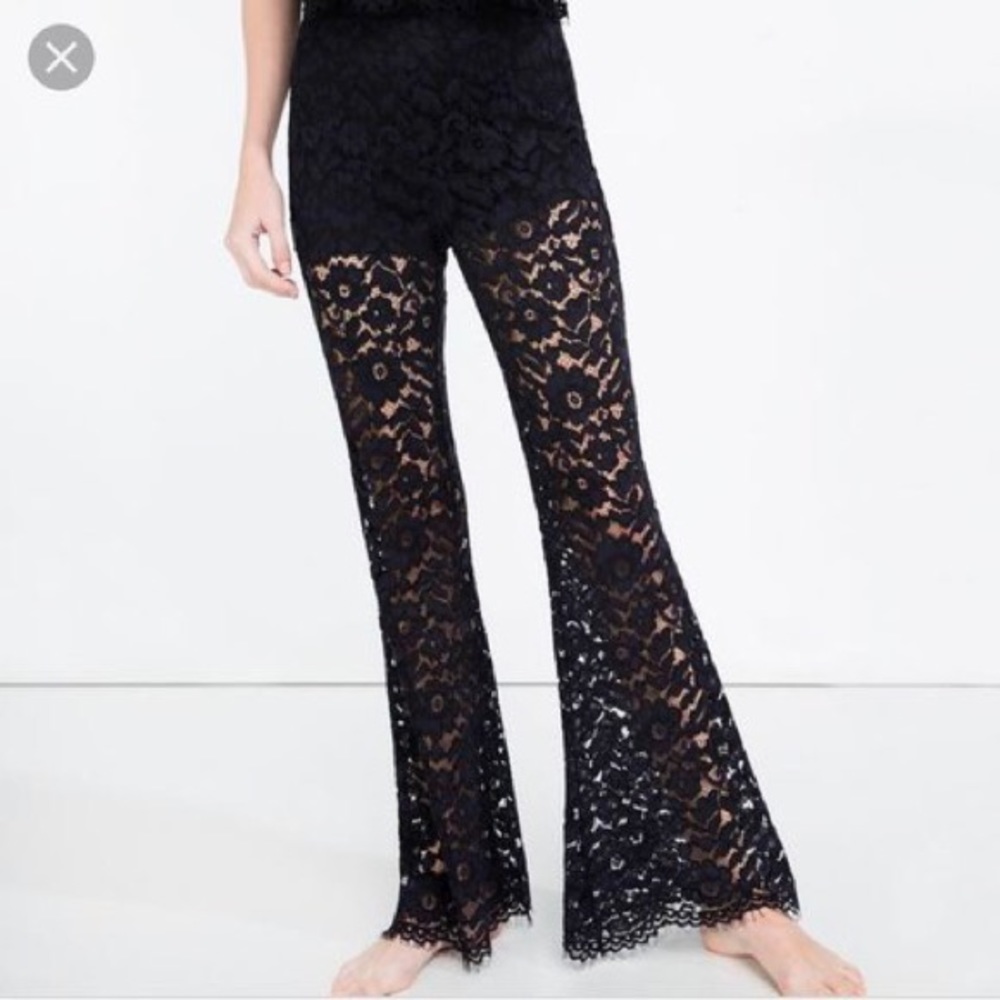 COPY - Zara Lace Lined Pants Size M